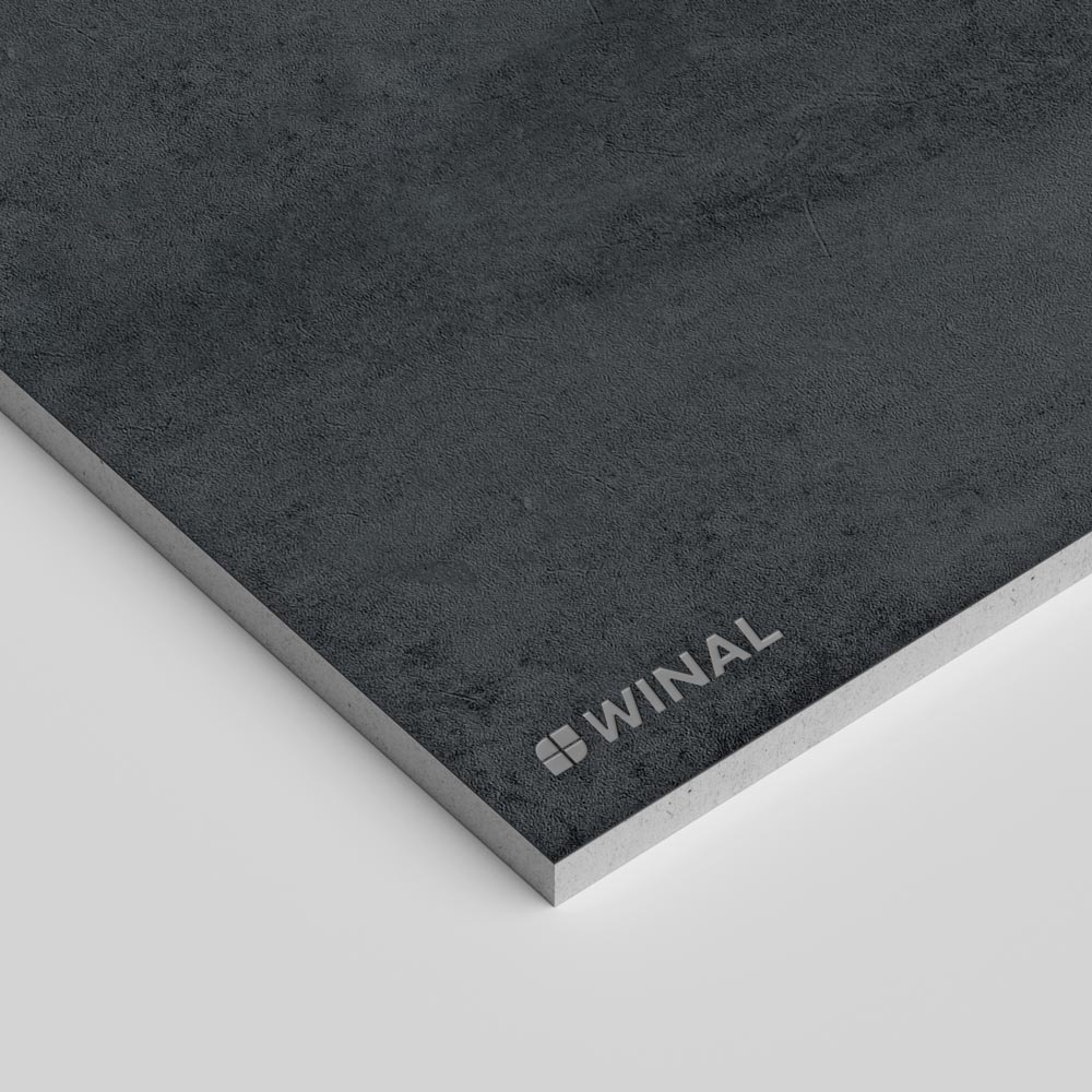 Декоративные панели для стен ламинированный ГВЛВ ПВХ пленкой с текстурой Бетон рал