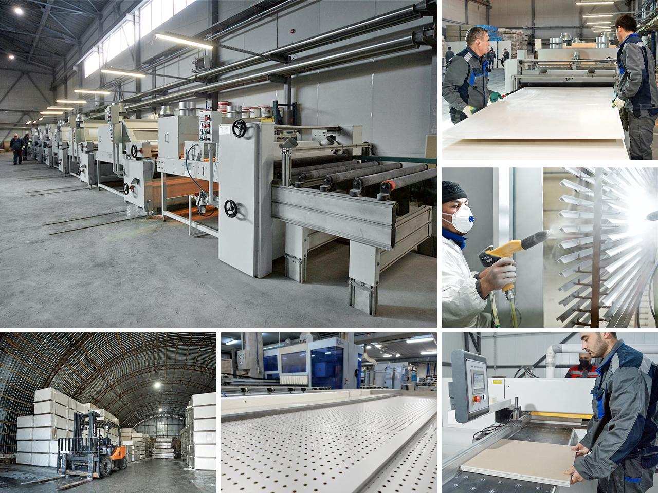 Производство стеновых панелей акустических потолочных сил гкл гсп hpl winal