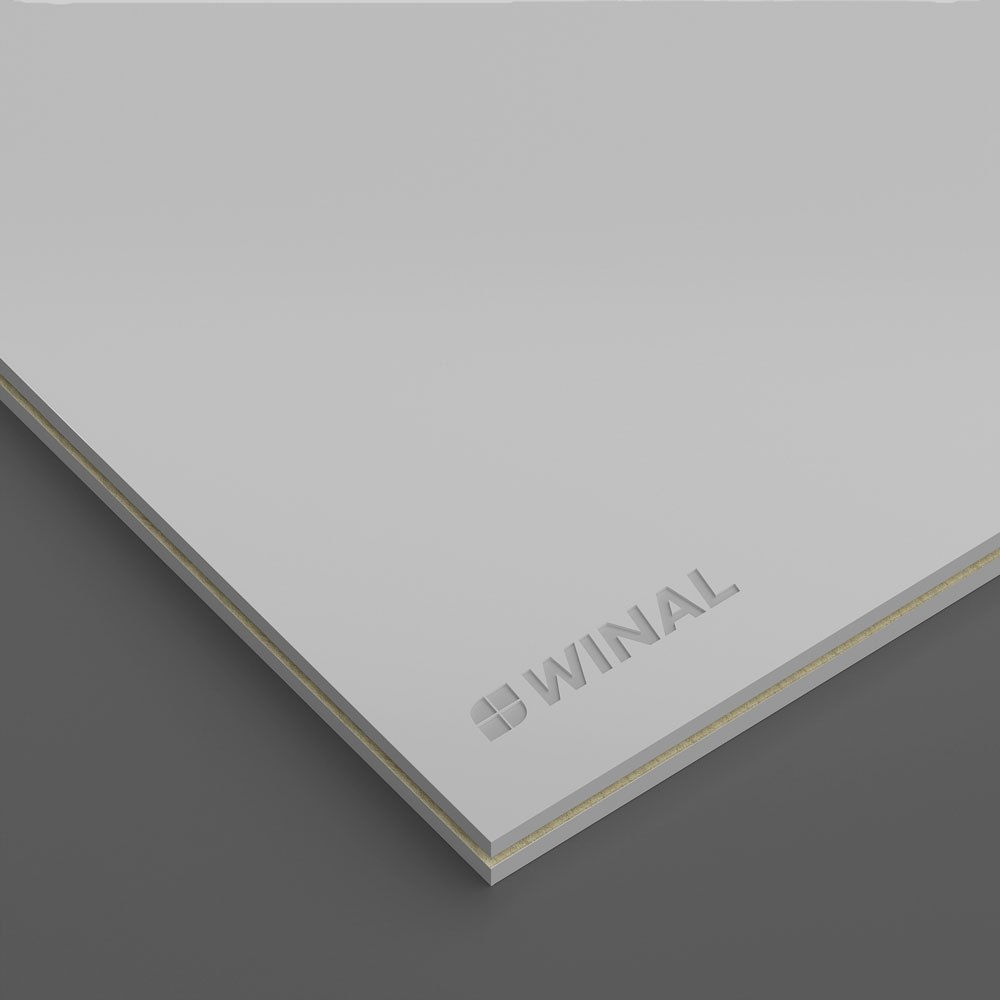 Панель СМЛ лист Премиум, окрашенный акрил УФ лак RAL 9016