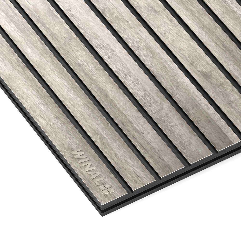 Декоративные реечные стеновые панели под дерево СМЛ лист ламинированные ПВХ пленками Дуб скандинавский