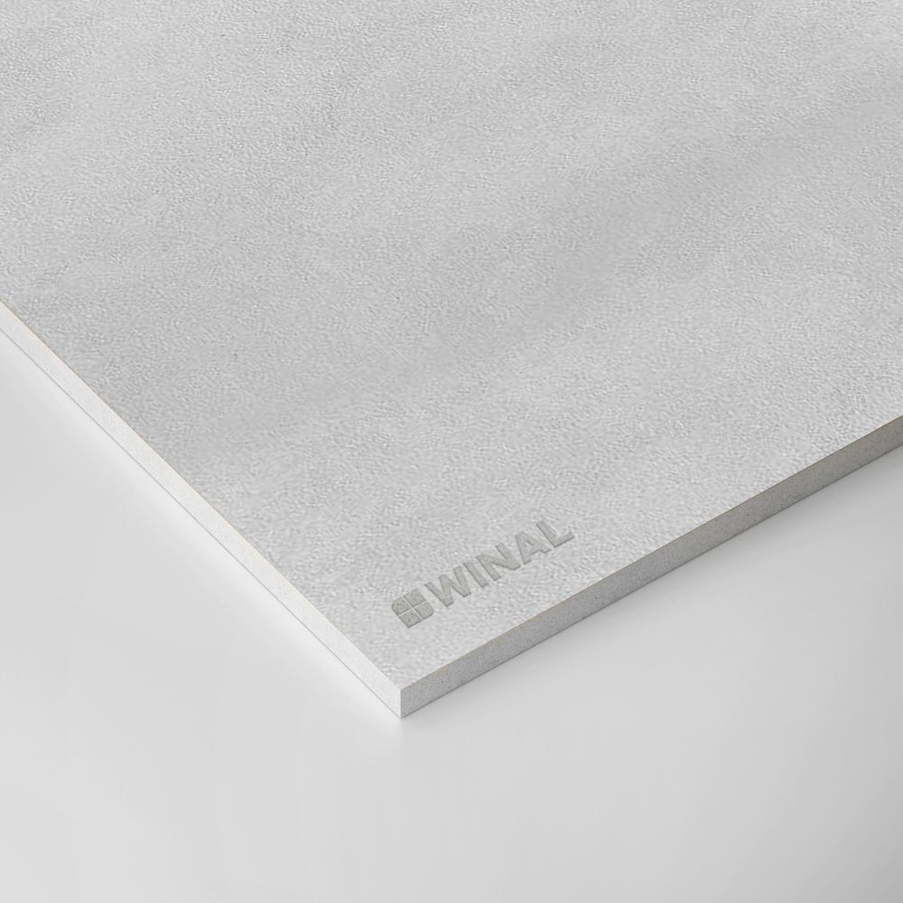 Стеновые панели ГКЛ гипсокартон Акрил Бетон Белый УФ лак