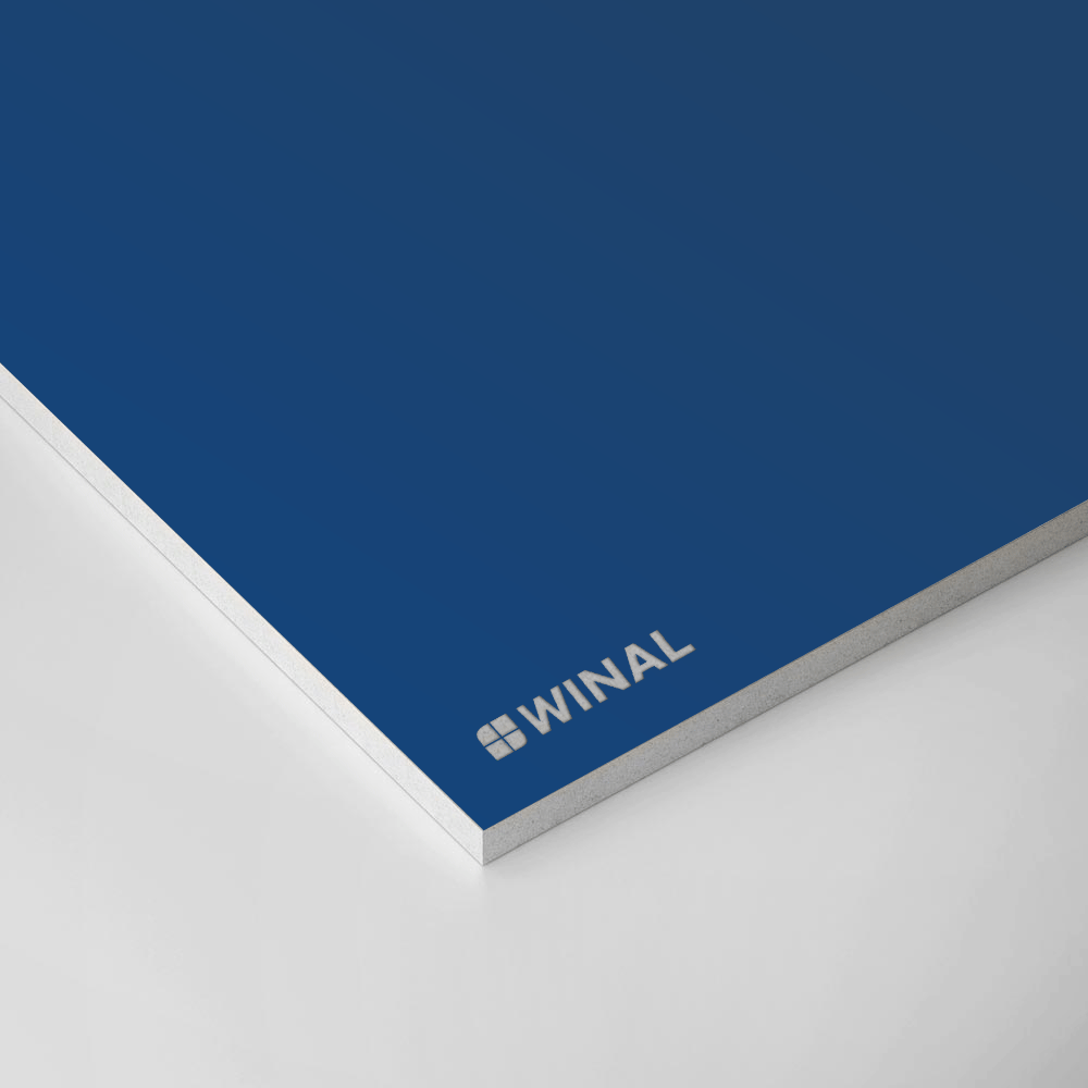 Стеновые панели гипсокартон ламинированные ПВХ RAL-5010