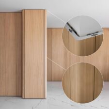 Монтаж внешнего угла скрытым креплением