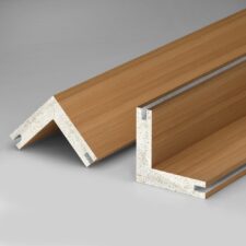 Декоративные уголки в текстуру стеновых панелей СМЛ ПВХ HPL