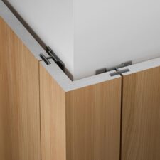 Монтаж уголка скрытым креплением